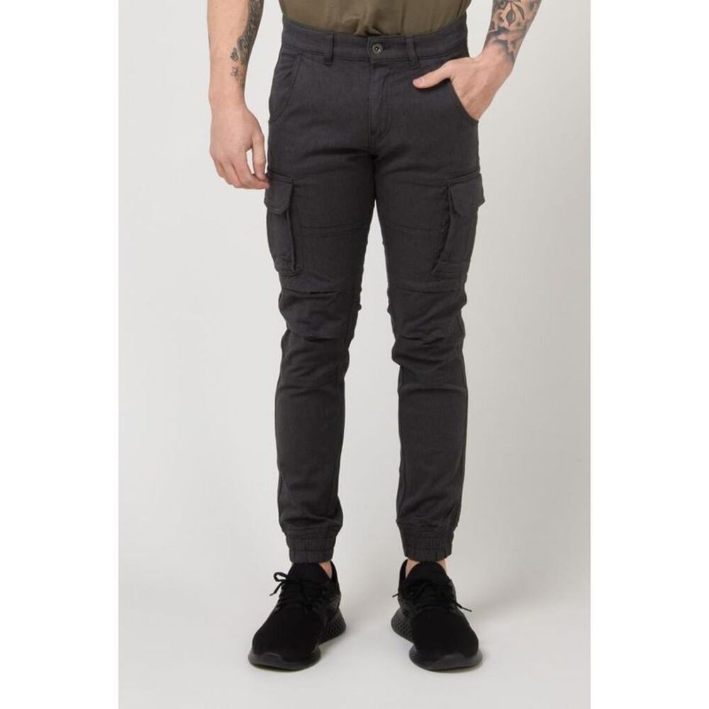 Gas Brown Cotton Cargo Men's Pants